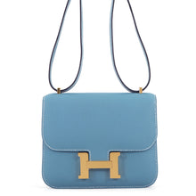 Load image into Gallery viewer, HERMES Constance3 Miroir New Blue Jean Epsom Size Mini
