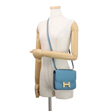Load image into Gallery viewer, HERMES Constance3 Miroir New Blue Jean Epsom Size Mini
