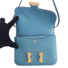 Load image into Gallery viewer, HERMES Constance3 Miroir New Blue Jean Epsom Size Mini
