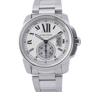 CARTIER Calibre de Cartier W42mm Stainless Steel White DialW7100015