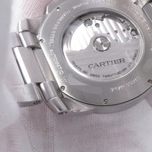 将图像加载到图库查看器中，CARTIER Calibre de Cartier W42mm Stainless Steel White DialW7100015
