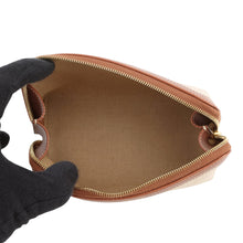 Load image into Gallery viewer, CELINE Triomphe Pouch Natural/Tan Canvas Leather
