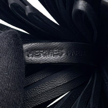 Load image into Gallery viewer, HERMES Carmen Black Lambskin Size W AM 005 UH
