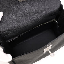 Load image into Gallery viewer, HERMES Kelly Retourne Black Togo Leather Size 28
