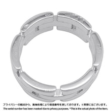 将图像加载到图库查看器中，CARTIER Maillon PANTHERE Ring (3-piece set) Size 60/#20 18K White Gold
