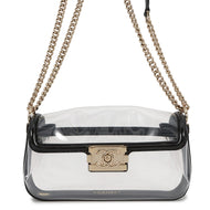 CHANEL Shoulder Transparent/BlackA67557 Plastics Size Mini
