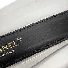 将图像加载到图库查看器中，CHANEL Shoulder Transparent/BlackA67557 Plastics Size Mini
