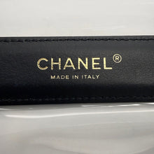 将图像加载到图库查看器中，CHANEL Shoulder Transparent/BlackA67557 Plastics Size Mini

