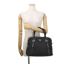 将图像加载到图库查看器中，PRADA 2WAYHandbag Black1BB912 Nylon Leather
