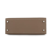 将图像加载到图库查看器中，HERMES Kelly Sellier sewing Etoupe Epsom Size 25
