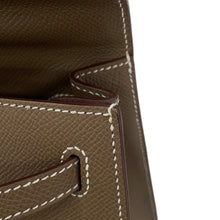 将图像加载到图库查看器中，HERMES Kelly Sellier sewing Etoupe Epsom Size 25
