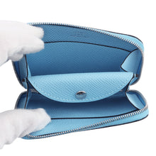 Load image into Gallery viewer, HERMES Macaron Compact Celeste Epsom
