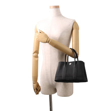 Load image into Gallery viewer, HERMES Neo Garden Black Negonda Leather Size 23
