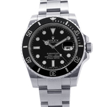 Load image into Gallery viewer, ROLEX Submariner Date W40mm Stainless Steel Black Dial116610LN
