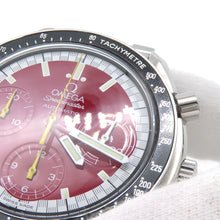 将图像加载到图库查看器中，OMEGA Speedmaster Racing Michael Schumacher W39mm Stainless Steel Red Dial3510.61
