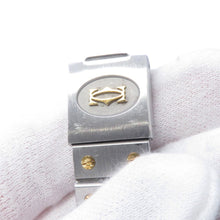 Load image into Gallery viewer, CARTIER Santos Octagon LM W30mm Stainless Steel K18YG White DialW2001583
