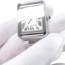 Load image into Gallery viewer, CARTIER Tank Solo SM H31mmxW24.4mm Stainless Steel Silver DialW5200013
