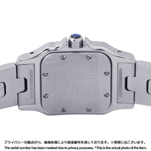 Load image into Gallery viewer, CARTIER Santos Garbe SM H25mm x W24mm Stainless Steel White DialW20056D6
