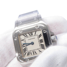Load image into Gallery viewer, CARTIER Santos Garbe SM H25mm x W24mm Stainless Steel White DialW20056D6
