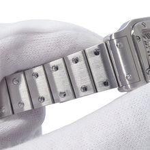 Load image into Gallery viewer, CARTIER Santos Garbe SM H25mm x W24mm Stainless Steel White DialW20056D6
