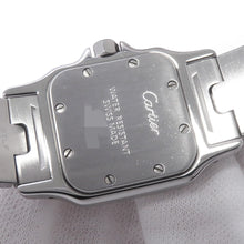 Load image into Gallery viewer, CARTIER Santos Garbe SM H25mm x W24mm Stainless Steel White DialW20056D6
