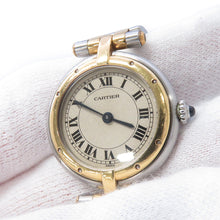 Load image into Gallery viewer, CARTIER PANTHERE Vendome 2 Row SM W23.5mm Stainless Steel K18YG Ivory Dial84084241
