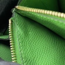 将图像加载到图库查看器中，HERMES Kelly Wallet Long To Go Vert Yucca Epsom
