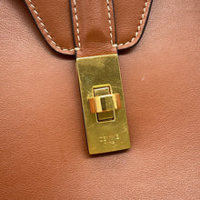 Load image into Gallery viewer, CELINE 16 Seize Soft Shoulder Bag Tan194043 Calf Leather Size Large
