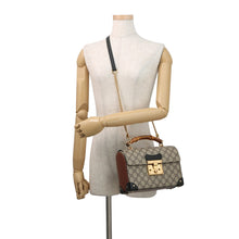 Load image into Gallery viewer, GUCCI Padlock GGSmall Bamboo Shoulder Bag Beige/Black603221 GG Supreme
