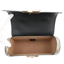 Load image into Gallery viewer, GUCCI Padlock GGSmall Bamboo Shoulder Bag Beige/Black603221 GG Supreme
