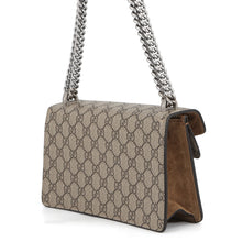 Load image into Gallery viewer, GUCCI Dionysus Chain Shoulder Bag Beige476432 GG Supreme Suede

