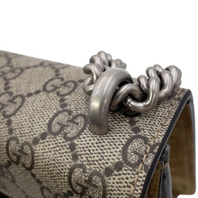 Load image into Gallery viewer, GUCCI Dionysus Chain Shoulder Bag Beige476432 GG Supreme Suede
