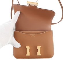 Load image into Gallery viewer, HERMES Constance 3 Miroir Gold Epsom Size Mini
