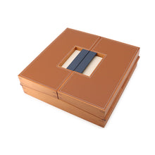 将图像加载到图库查看器中，HERMES Mahjong Macau FoveH313029M Natural Mahogany Wood
