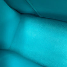 将图像加载到图库查看器中，HERMES PochetteKelly Blue Paon Swift Leather
