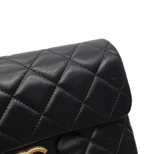 Load image into Gallery viewer, CHANEL Matelasse Single Flap ChainShoulder Bag BlackAS5863 Leather
