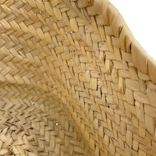 Load image into Gallery viewer, LOEWE Studio Ghibli Collaboration Dust Bunny Basket Bag Natural/Black/TanA223S93X09 Raffia Leather Size Small
