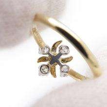将图像加载到图库查看器中，TIFFANY&amp;Co. Jean Schlumberger Diamond Ring Size ♯12 K18YG Pt950

