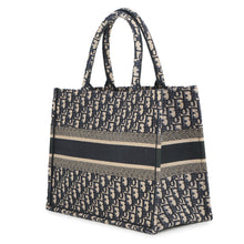 将图像加载到图库查看器中，Dior Book tote EcruWhite/BlueM1296ZRIW_M828 Canvas Size Medium
