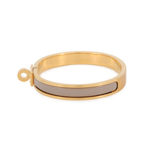Load image into Gallery viewer, HERMES Mini Clic Kelly Bracelet Size GM Marron Glasse Metal Enamel
