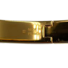 Load image into Gallery viewer, HERMES Mini Clic Kelly Bracelet Size GM Marron Glasse Metal Enamel
