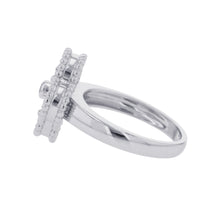 Load image into Gallery viewer, Van Cleef &amp; Arpels Vintage Alhambra Ring Size 51/#11VCARF48951/VCARF48900 18K White Gold
