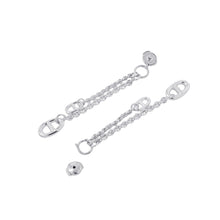Load image into Gallery viewer, HERMES Chaine d'Ancre New Farandole Earrings Size PM SV925
