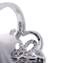 Load image into Gallery viewer, Van Cleef &amp; Arpels Dentelle Ring Size 53/#13 18K White Gold
