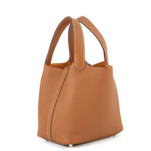 将图像加载到图库查看器中，HERMES Picotin Lock Gold Taurillon Clemence Size PM
