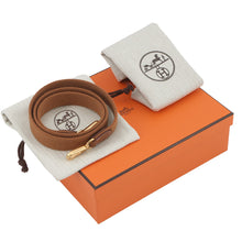 将图像加载到图库查看器中，HERMES Evelyne Short Gold Taurillon Clemence Size TPM
