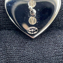 Load image into Gallery viewer, CHANEL CC Logo Heart EarringsABH084-B23473-U7518 Metal Rhinestone
