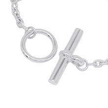 将图像加载到图库查看器中，HERMES Chaine d'Ancre Farandole Bracelet Size SH SV925
