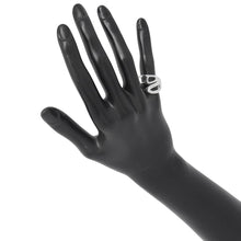 Load image into Gallery viewer, HERMES Chaine d'Ancre Twist Punk Ring Size PM/48/#8 SV925
