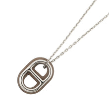 Load image into Gallery viewer, HERMES O'Maillon Necklace Etoupe Swift Leather
